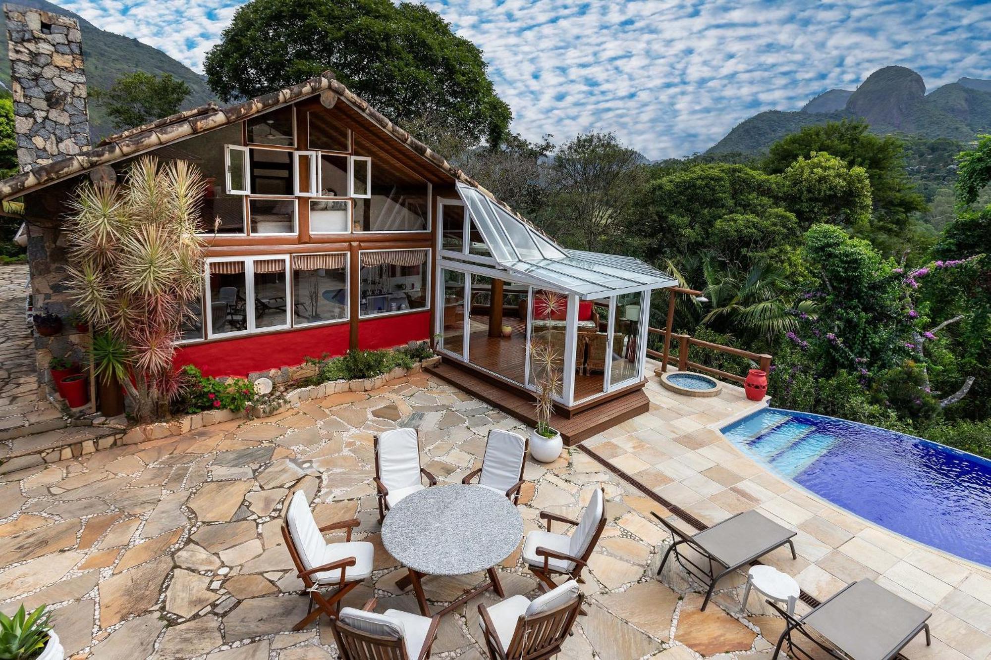 Casa Maria Comprida, Servico Incluido, Linda Vista Petrópolis Exteriér fotografie
